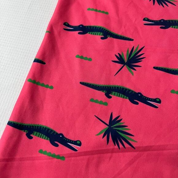 Waggle Alligator Palm Polo Shirt  Pink Boys Size XL - Picture 5 of 6